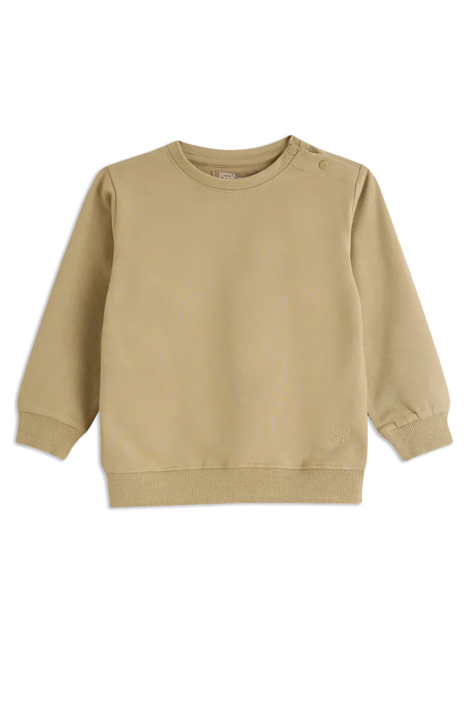 4PRESIDENT Duuk Twill sweater bruin katoen