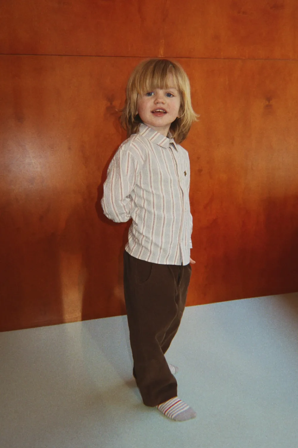 Konges Sløjd Elliot overhemd tocororo stripe biokatoen