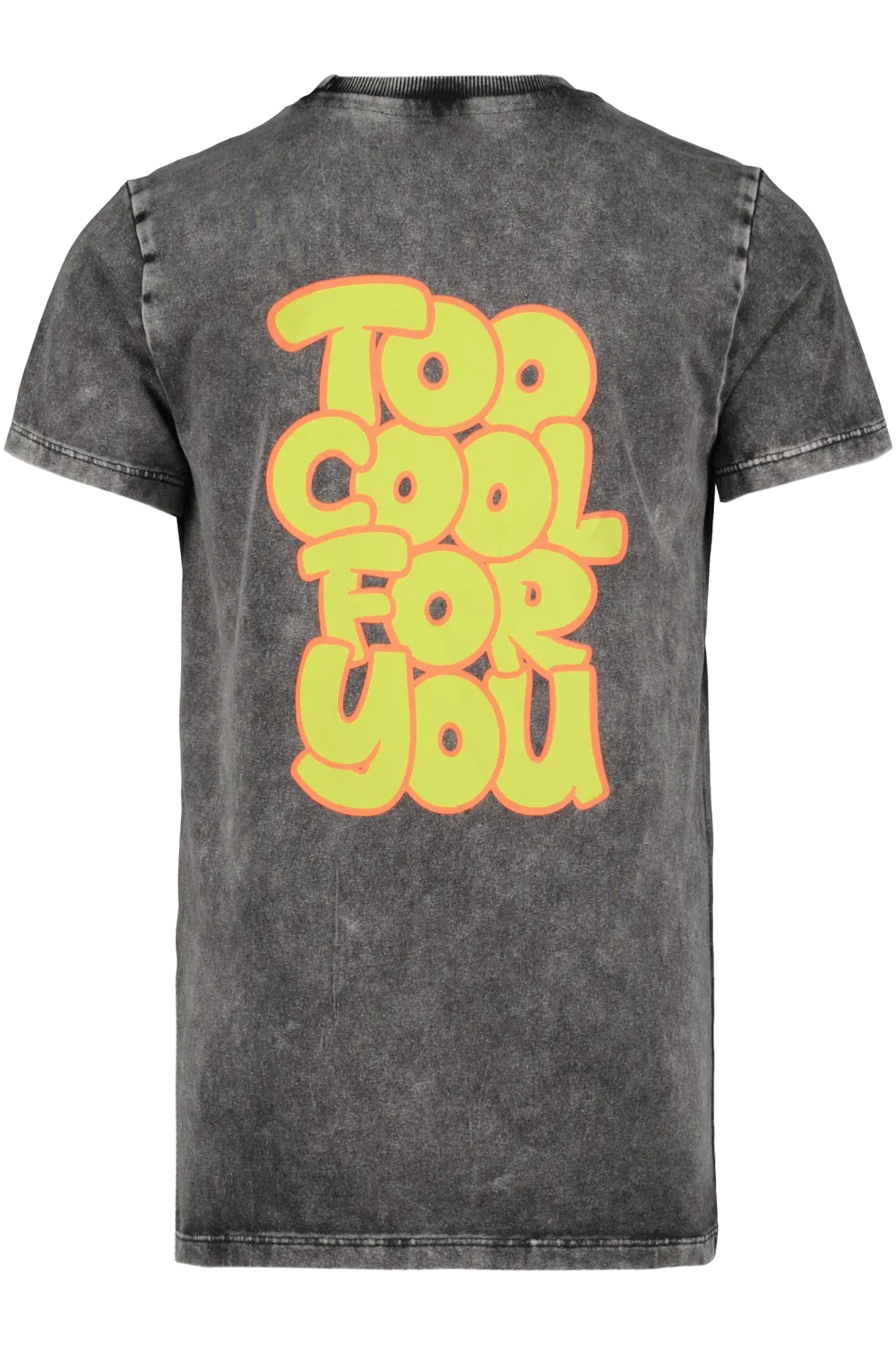 4PRESIDENT Thomas T-shirt jongens Black acid wash