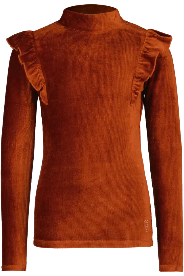 4President Ivy Brandy Brown Shirt Meisjes Velvet