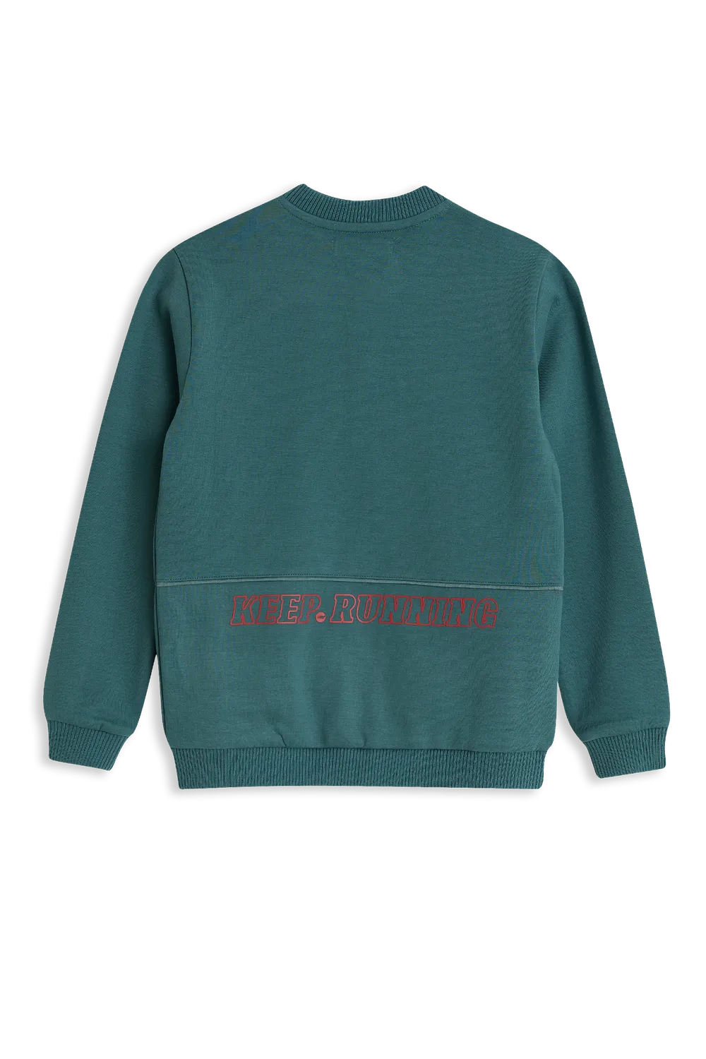 4President Griffin sweater blauw met rits jongens