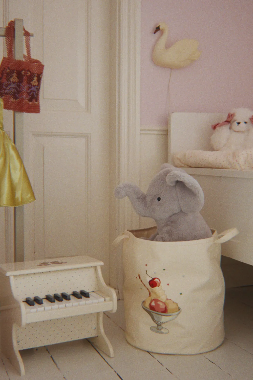 Konges Sløjd Piano minipiano Teddy Bear 18 toetsen
