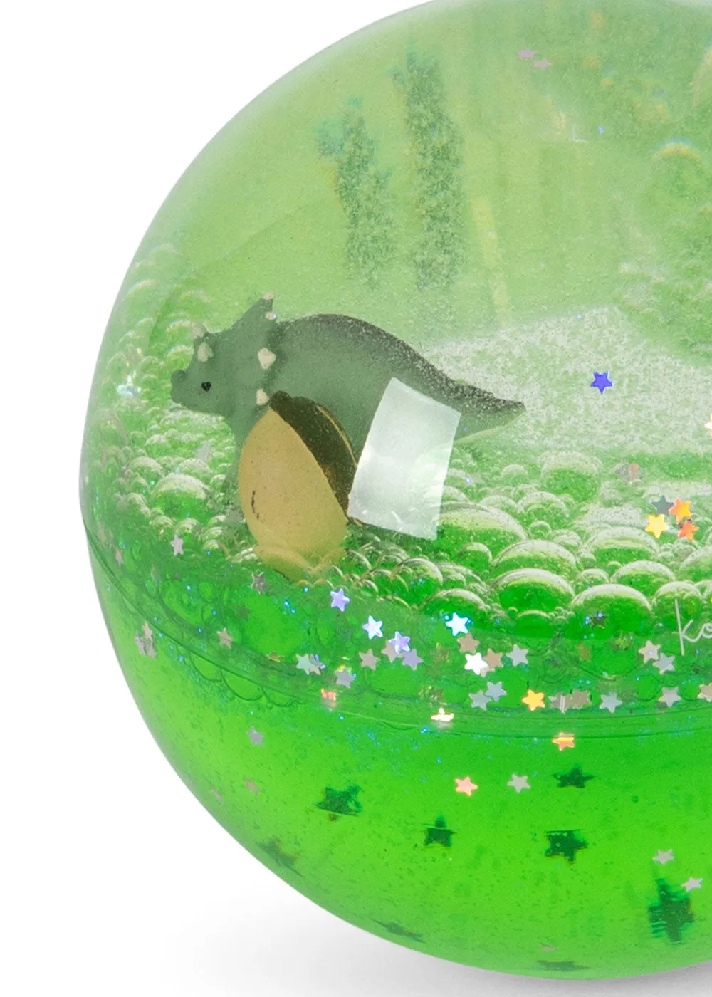 Konges Sløjd Glitter Waterbal speelbal lemon zintuiglijk