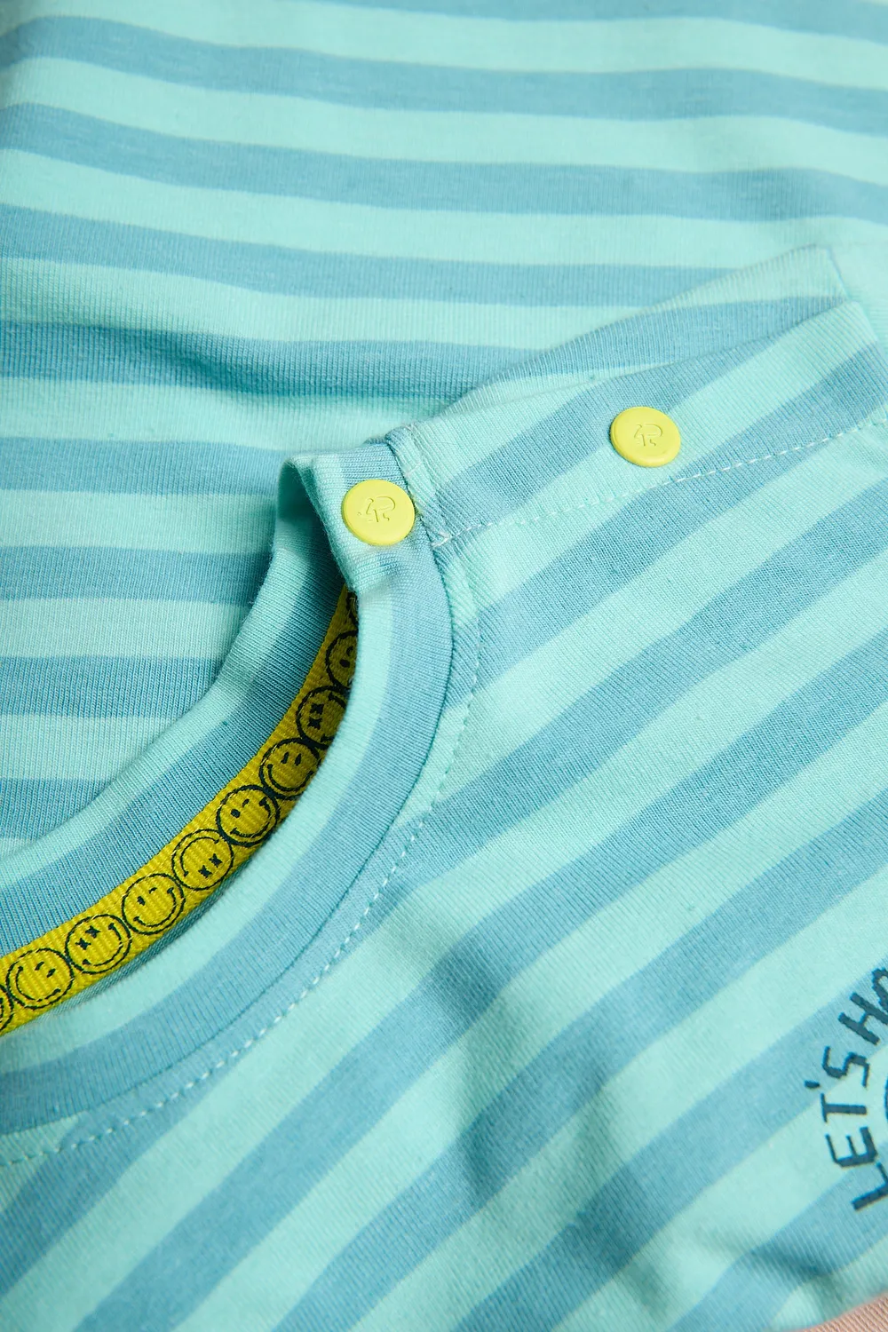 4PRESIDENT Presly Green T-shirt gestreept katoen