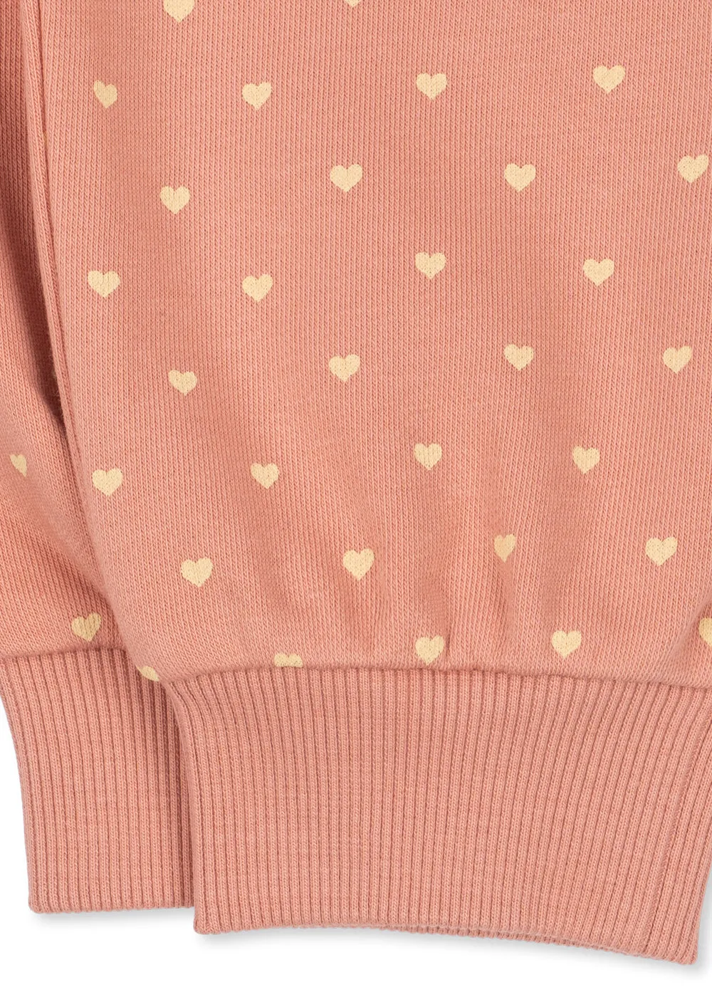 Konges Sløjd Spotty sweatbroek coeur feathers bio katoen
