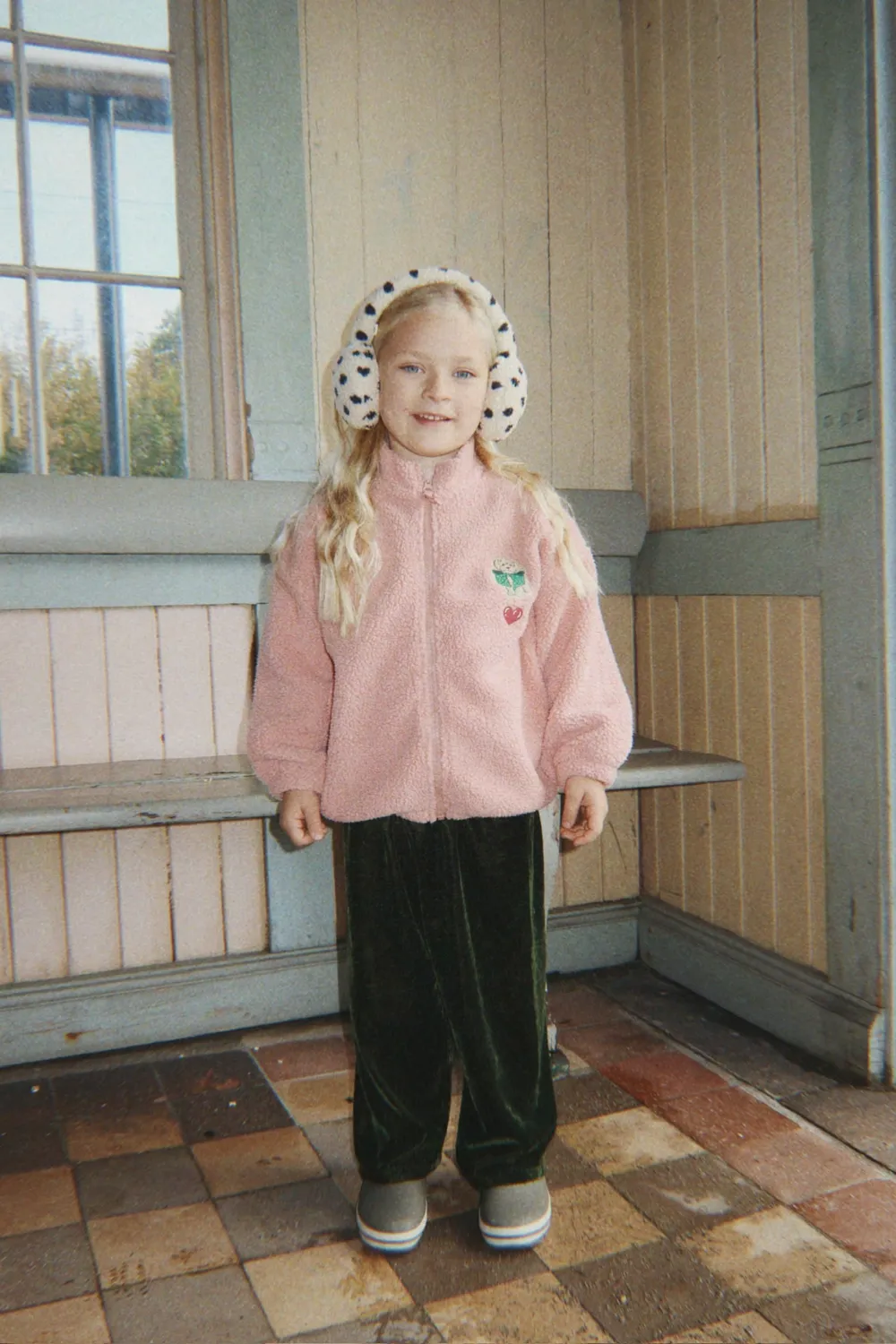 Konges Sløjd Jody teddyjas mellow rose teddyfleece