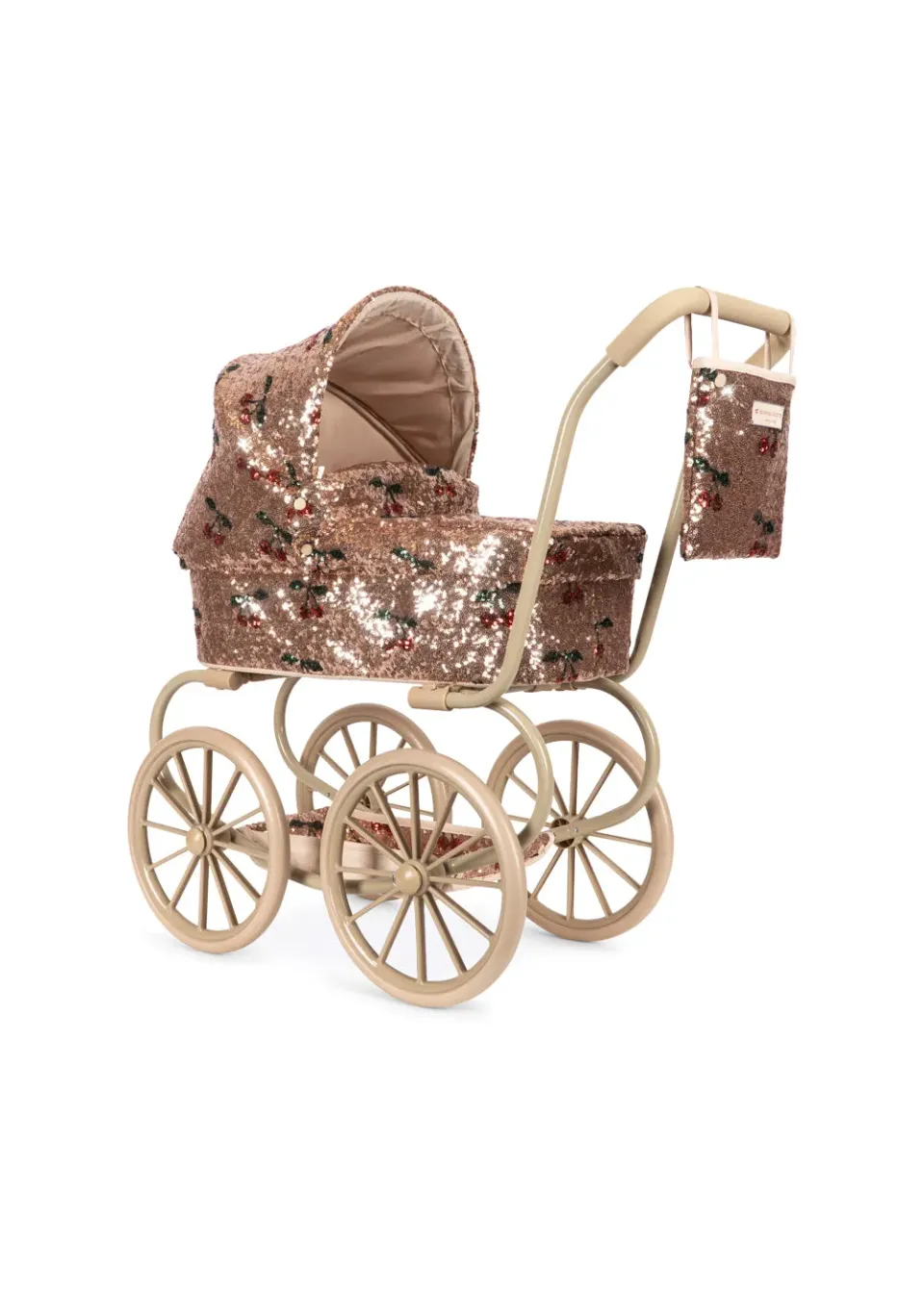 Konges Sløjd Minnie poppenwagen cherry sequin