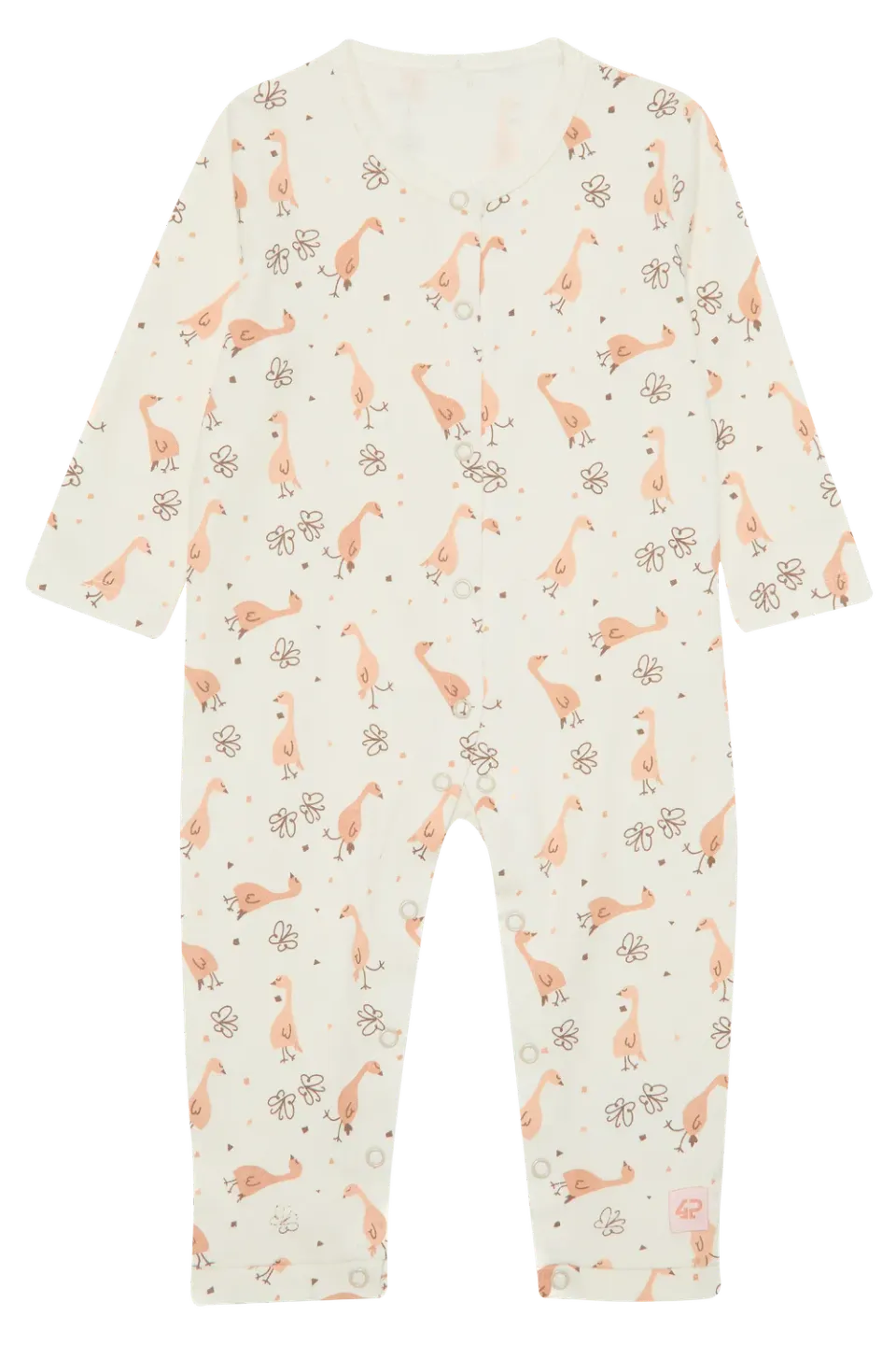 4PRESIDENT Zara White romper meisjes vogelprint katoen