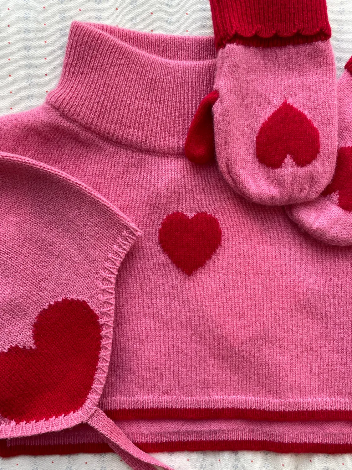 Konges Sløjd Collette Muts pink 100% wol