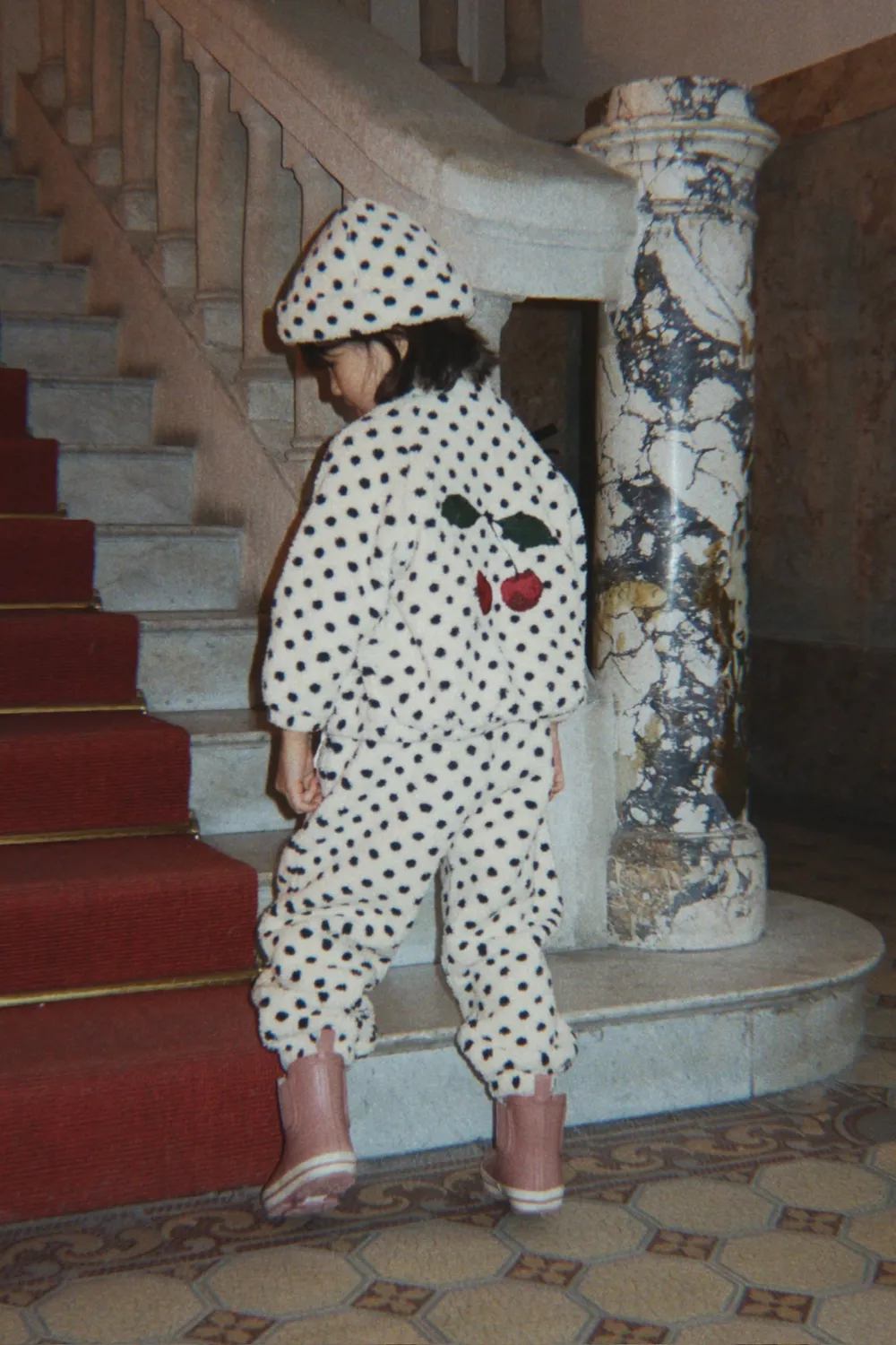 Konges Sløjd Jody teddymuts dot lumiere fleece