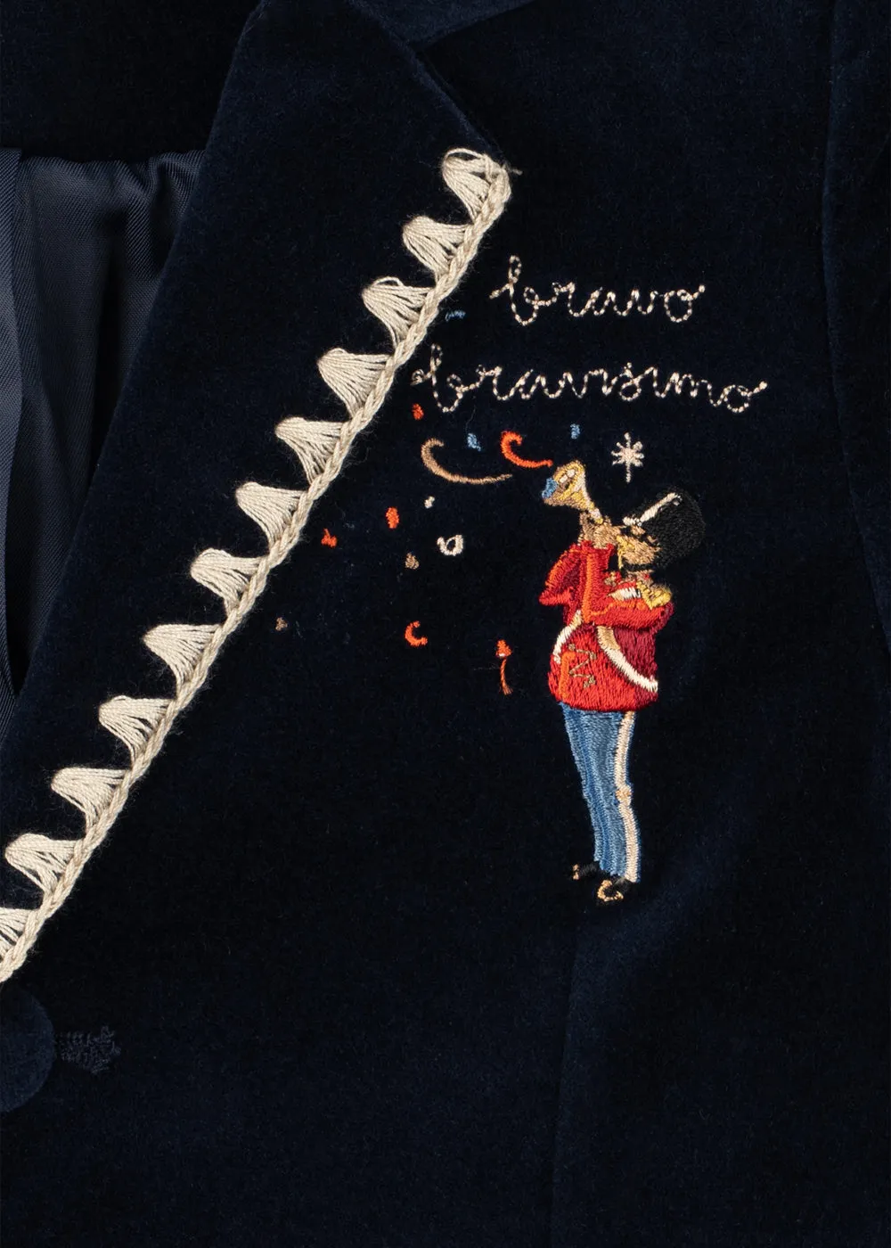Konges Sløjd Rocky blazer navy velours