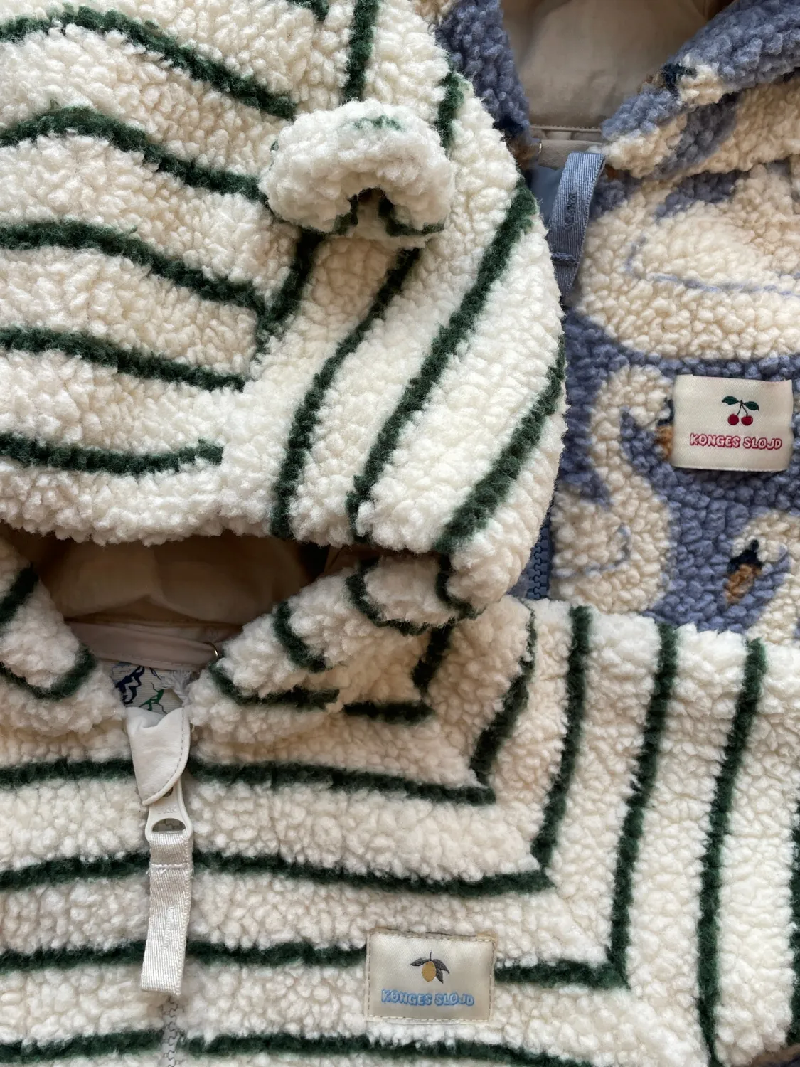 Konges Sløjd Jody Babypak Erba Stripe teddyfleece