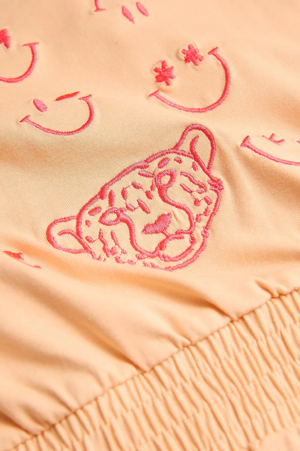 4President Hilda jurk peach quartz meisjes smiley