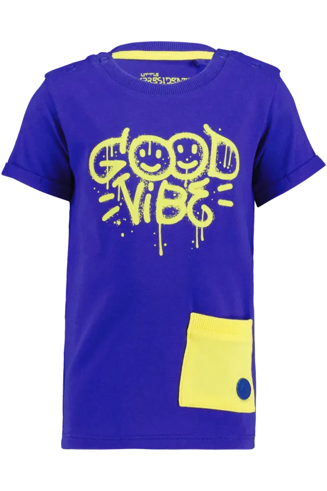4PRESIDENT Elio Good Vibes T-shirt jongens katoen