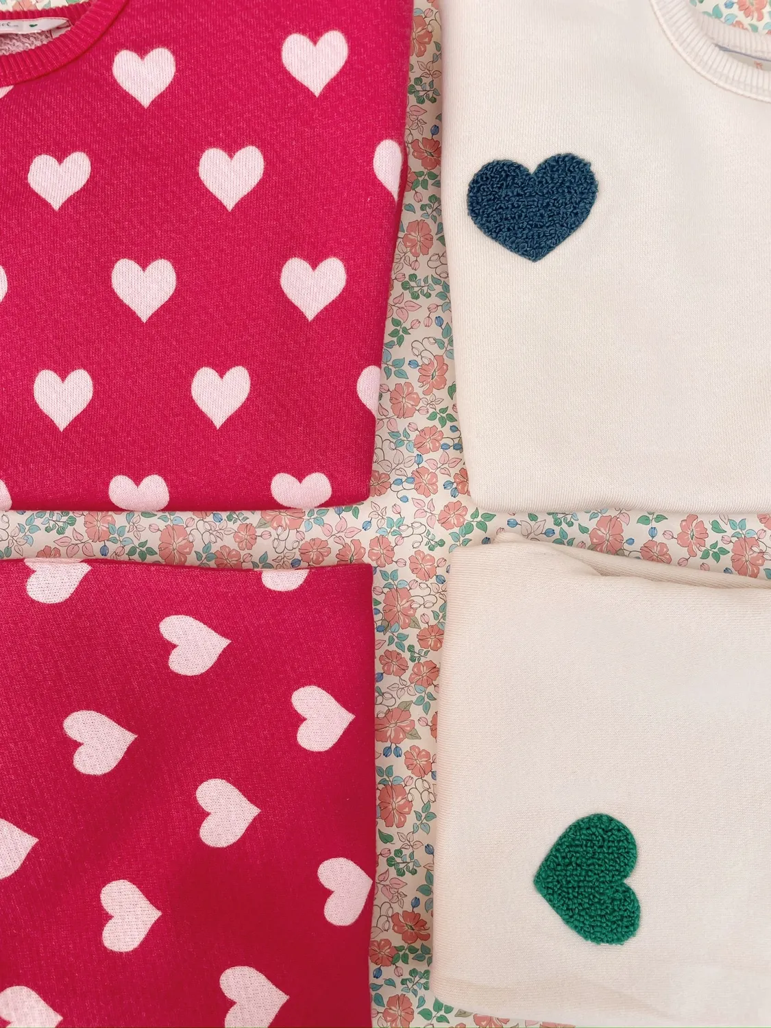 Konges Sløjd Lou Sweater Trui multi heart biokatoen