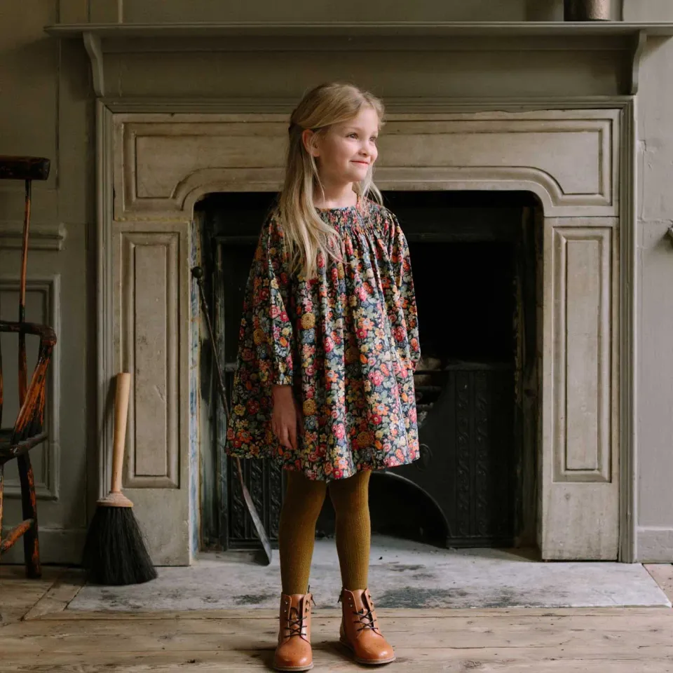 The Mompany Draughts jurk Liberty katoen oversized