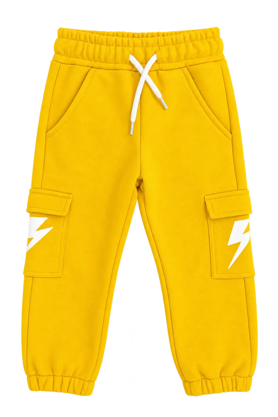 4PRESIDENT Ken joggingbroek kinderen geel stretch
