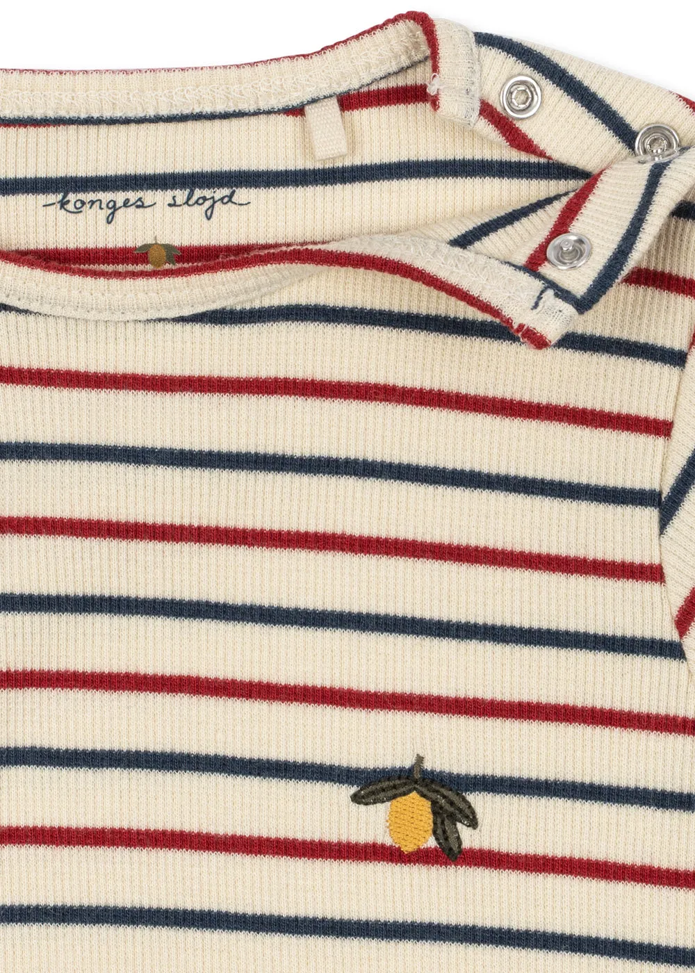 Konges Sløjd Voco romper tricolore bleu modalmix baby