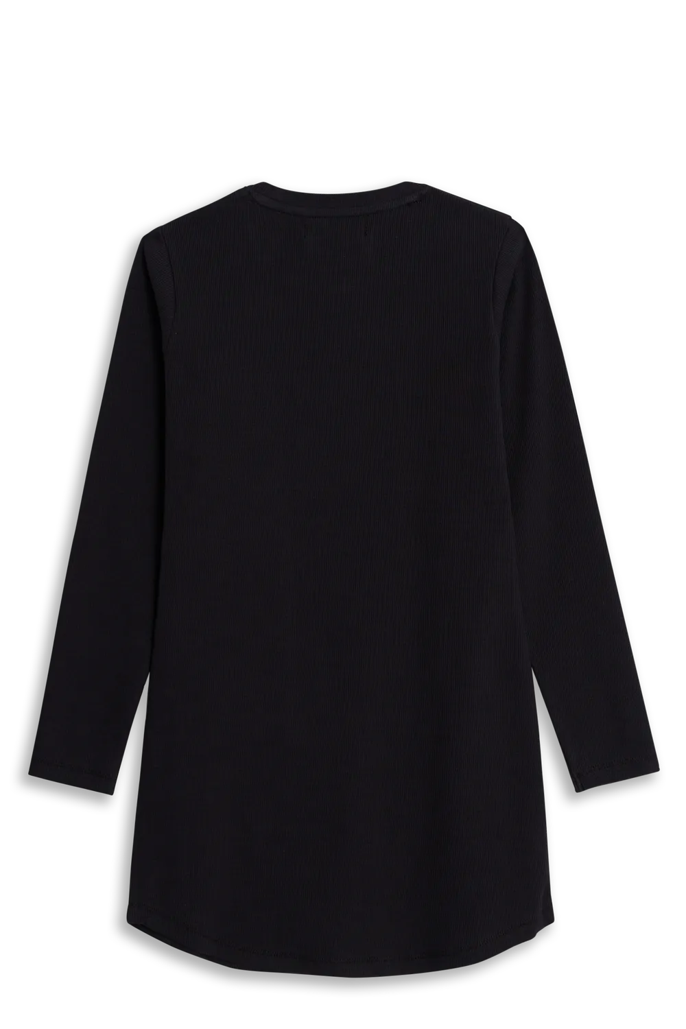 4PRESIDENT Jitske Black Beauty jurk zwart ribkatoen