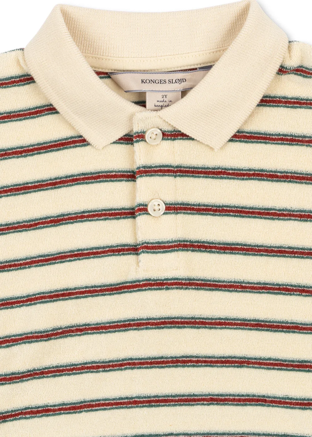 Konges Sløjd Itty polo classroom stripe biokatoen