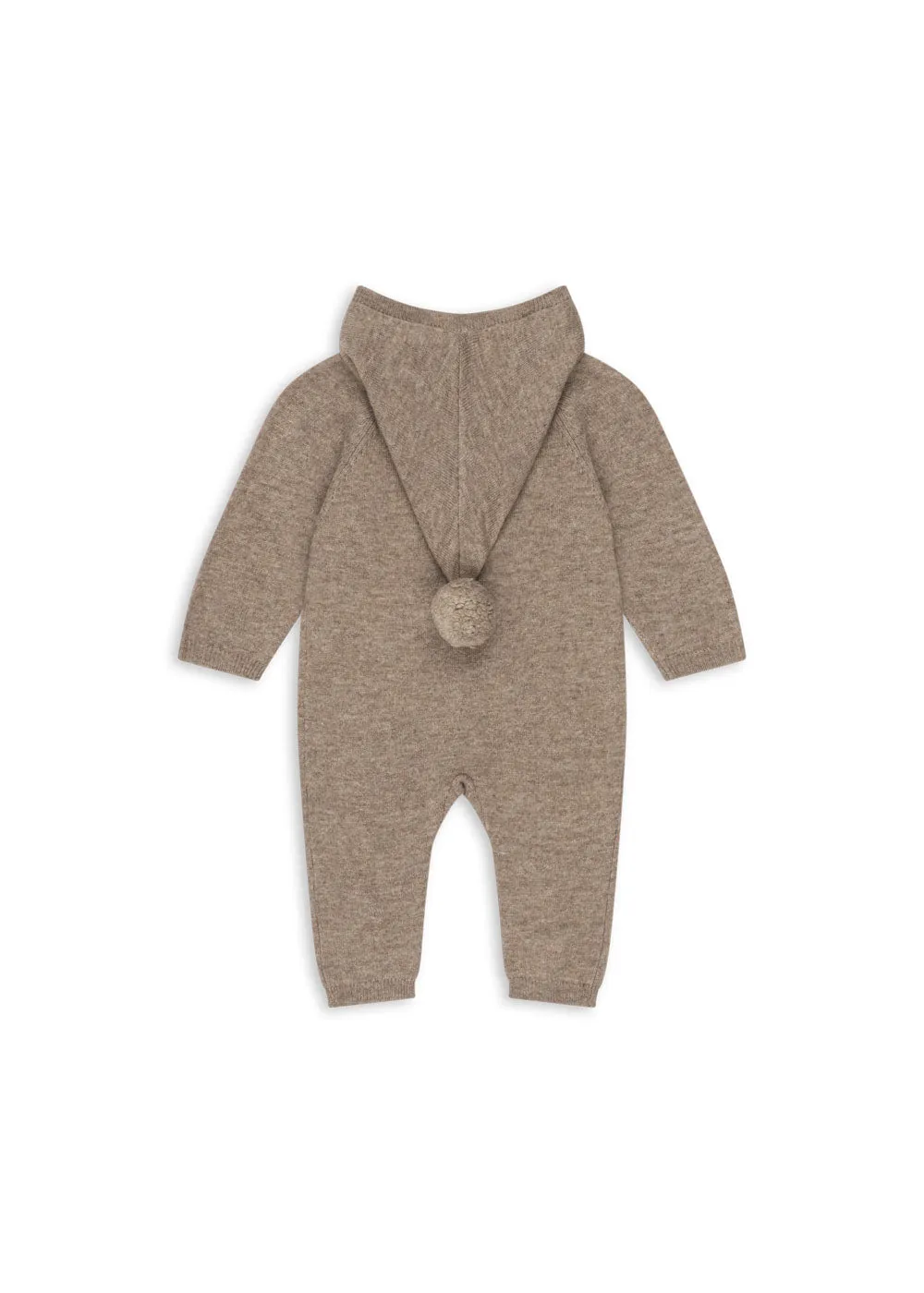 Konges Sløjd Mattou gebreide romper light brown wol