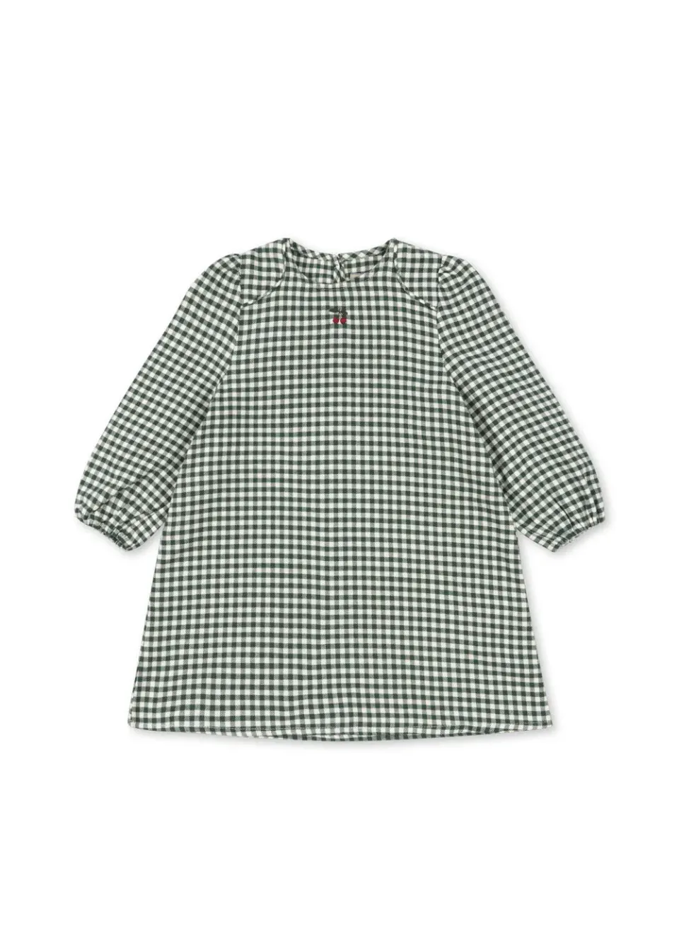 Konges Sløjd Foret jurk green check flanel