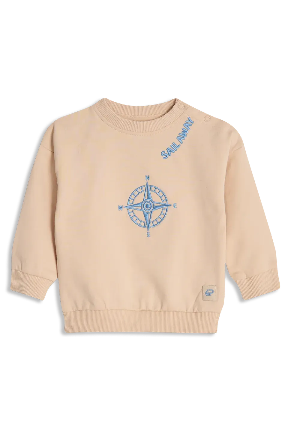 4PRESIDENT Yens Sand sweater zand katoen