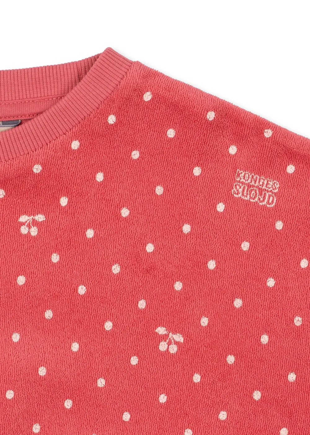 Konges Sløjd Itty sweatshirt cherry berry dot biokatoen
