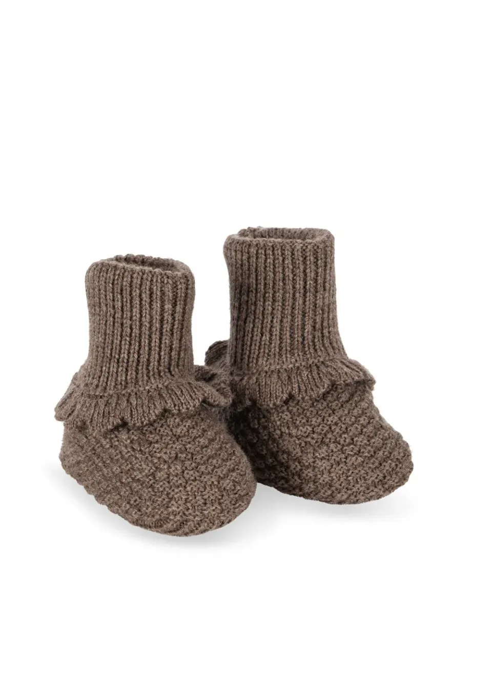 Konges Sløjd Fruity babysokken bunny brown melange wol