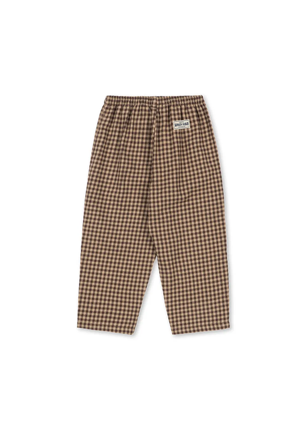 Konges Sløjd Foret Broek Chocolate Check Biokatoen