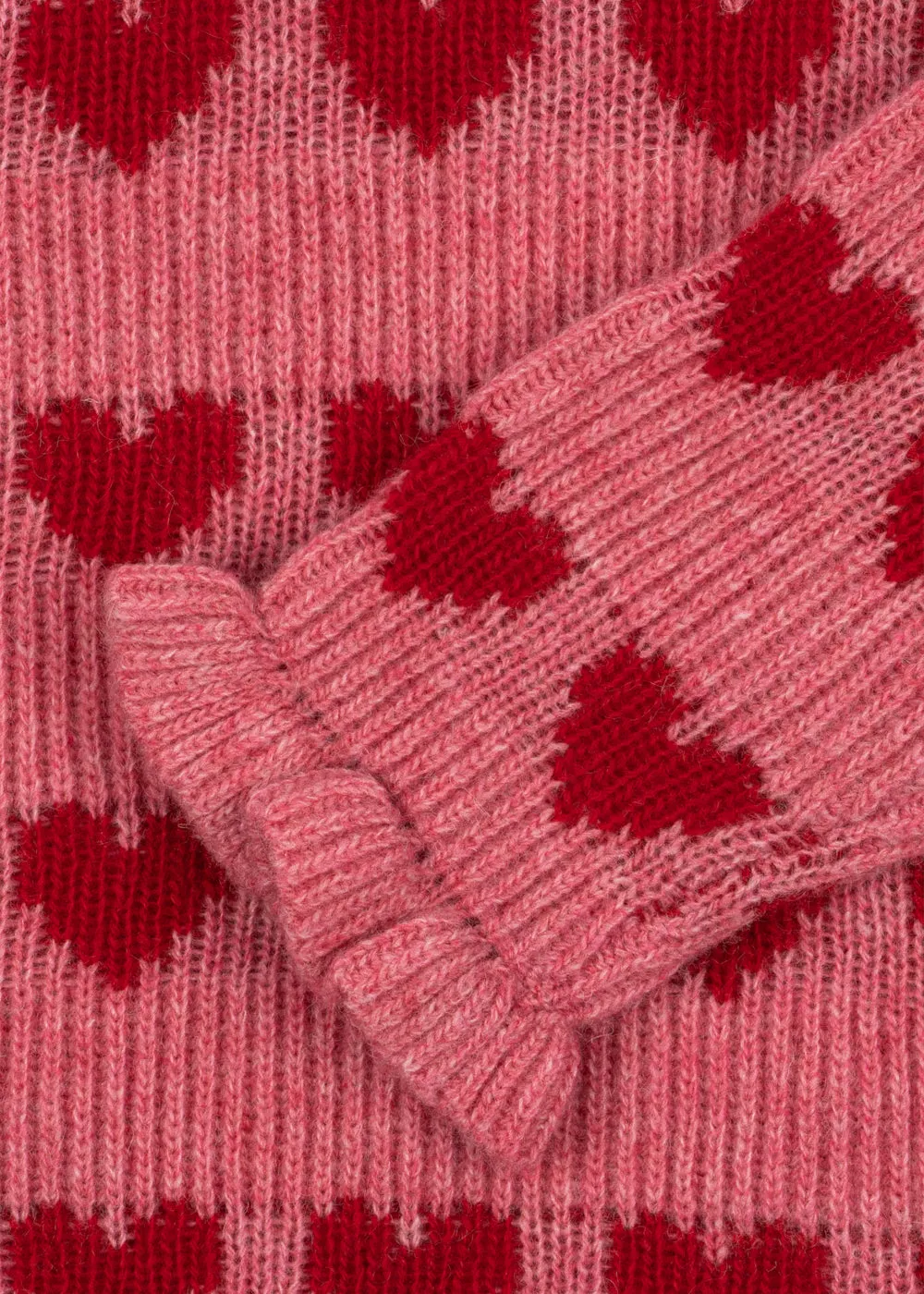 Konges Sløjd Laula sweater trui heart wolmix