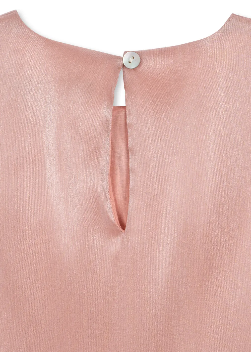 Konges Sløjd Fia jurk silver pink pofmouwen