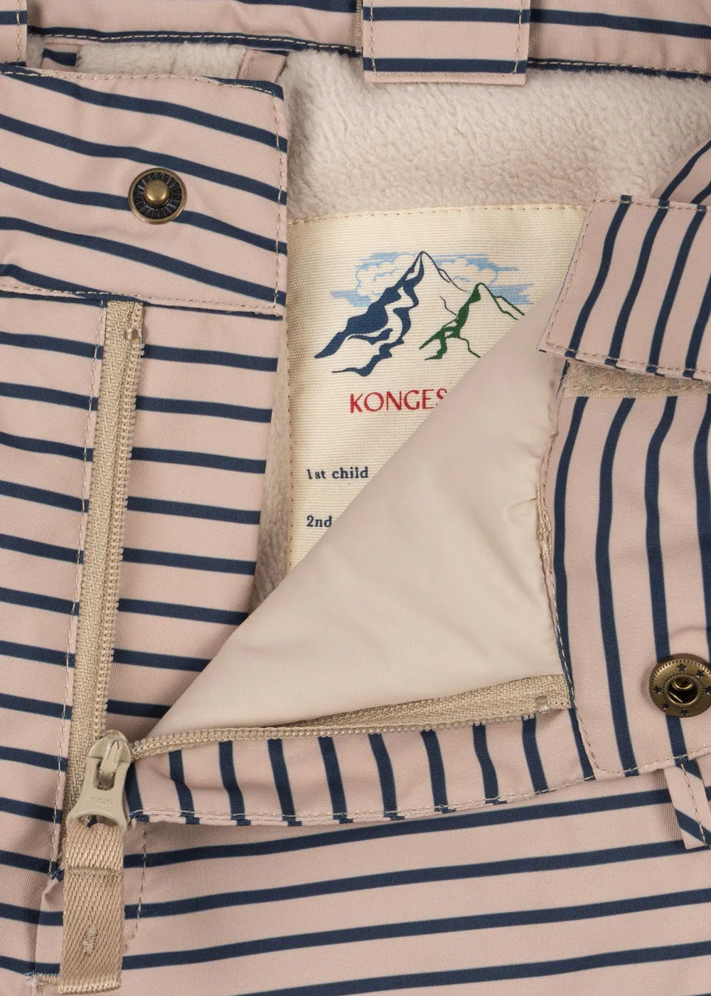 Konges Sløjd Mismou sneeuwbroek stripe la mer waterdicht