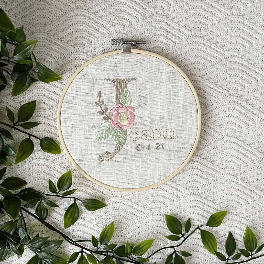 SODA FASHION Geboorte borduurring met naam gepersonaliseerd