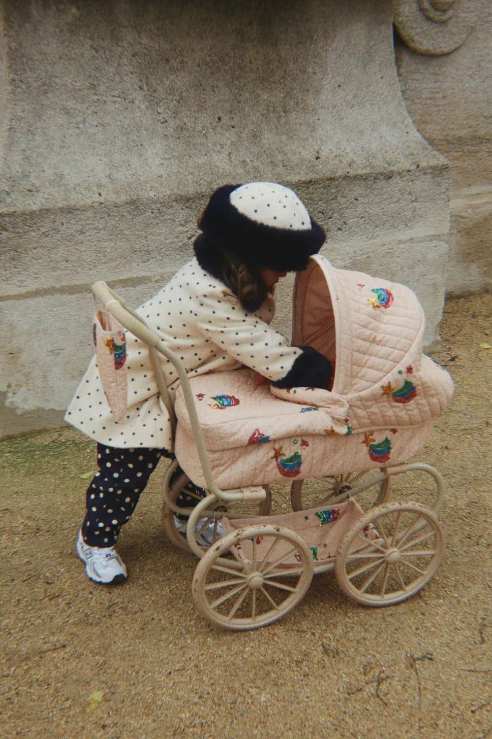 Konges Sløjd Minnie poppenwagen rainbow star opvouwbaar