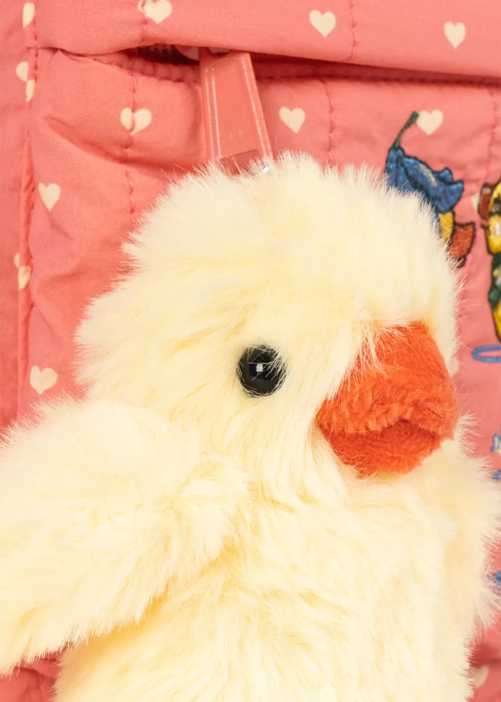 Konges Sløjd Juno Mini rugzak coeur feathers licht