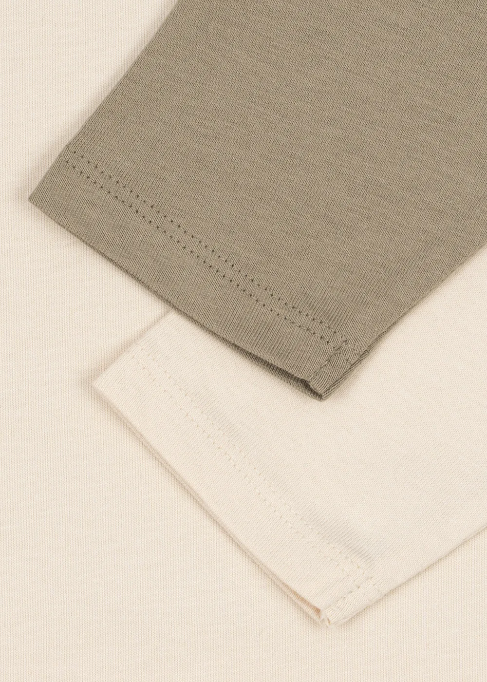 Konges Sløjd Lin shirt lange mouw 2-pack laurel oak biokatoen