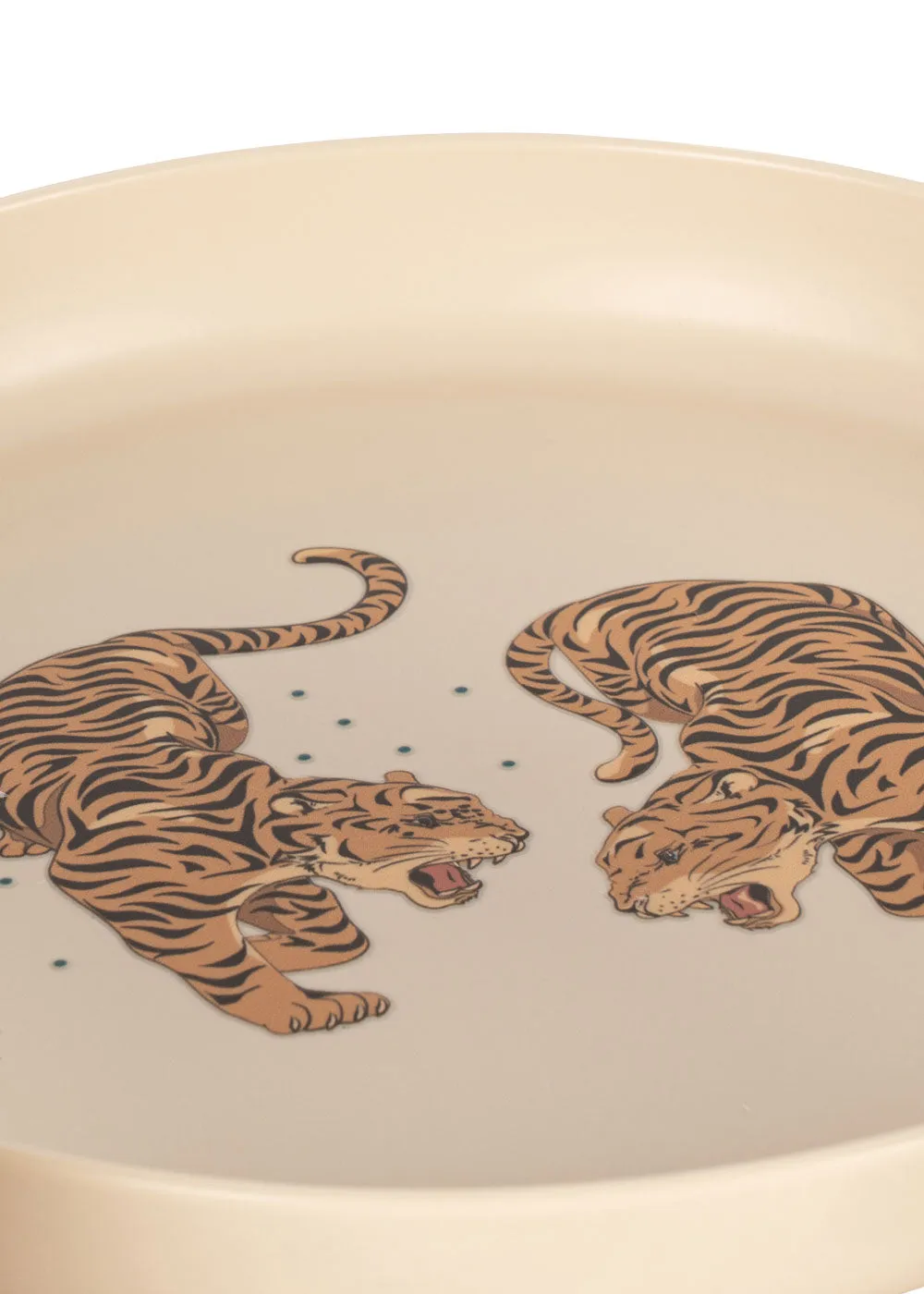 Konges Sløjd Tiger Ruggito kinderservies gerecycled