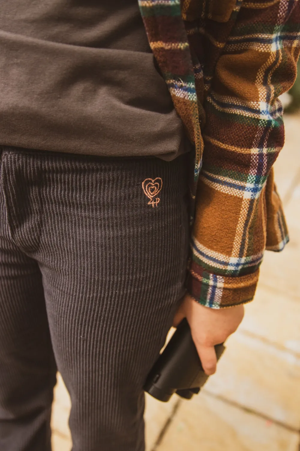4PRESIDENT Indy flare broek meisjes velvet