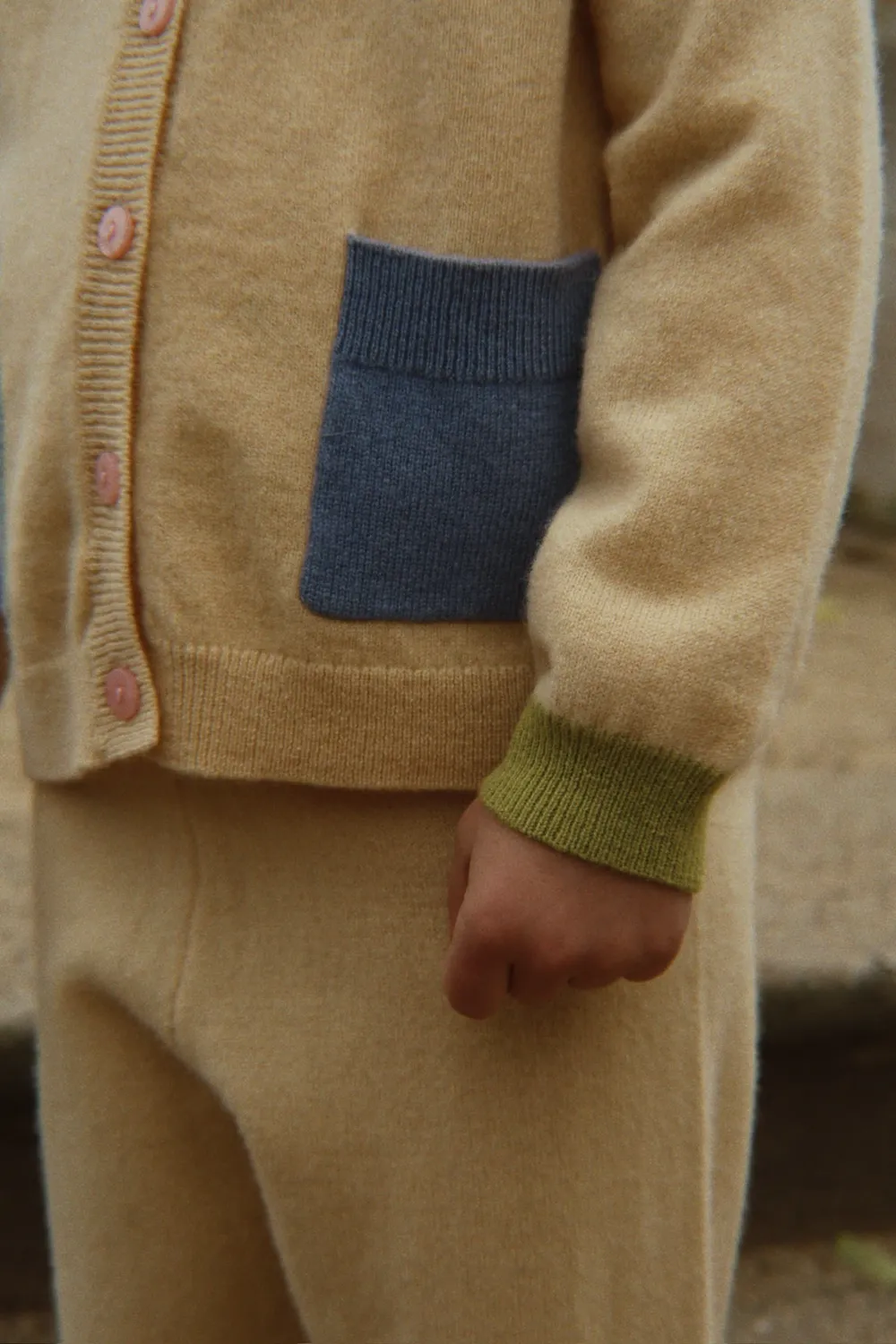 Konges Sløjd Colletti Cardigan Vest Yellow Wol