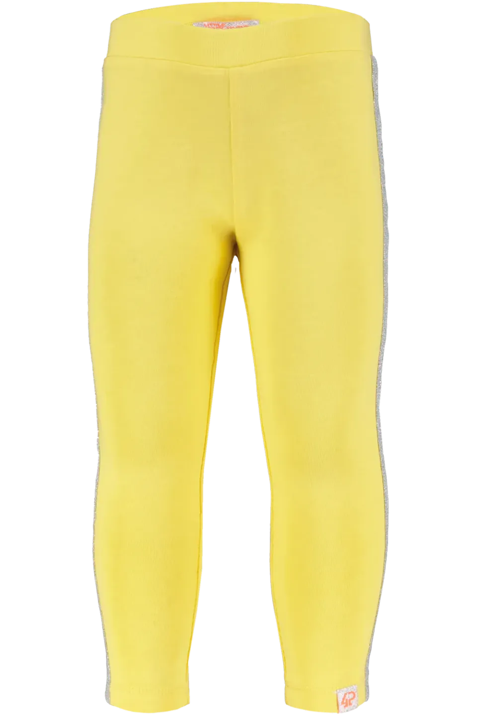 4President Lucia Light Yellow meisjeslegging glitter katoen