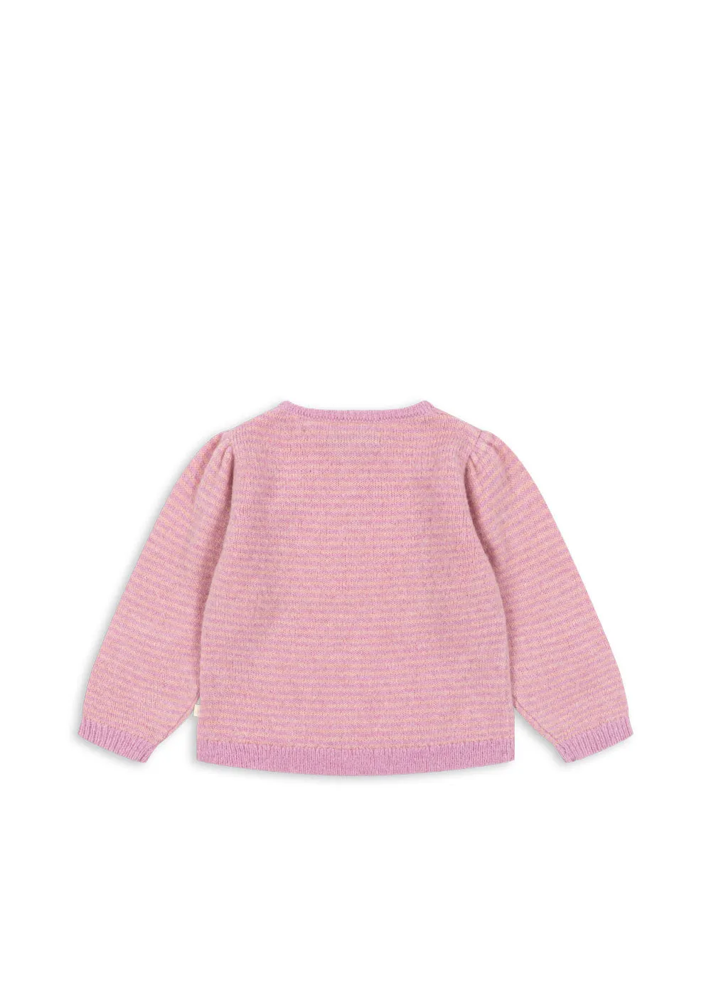 Konges Sløjd Berle Puff Trui purple pink dolphin wol