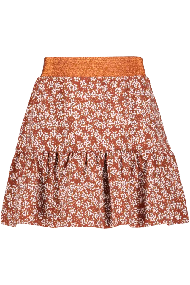 4President Isa rok meisjes bloemenprint glitter