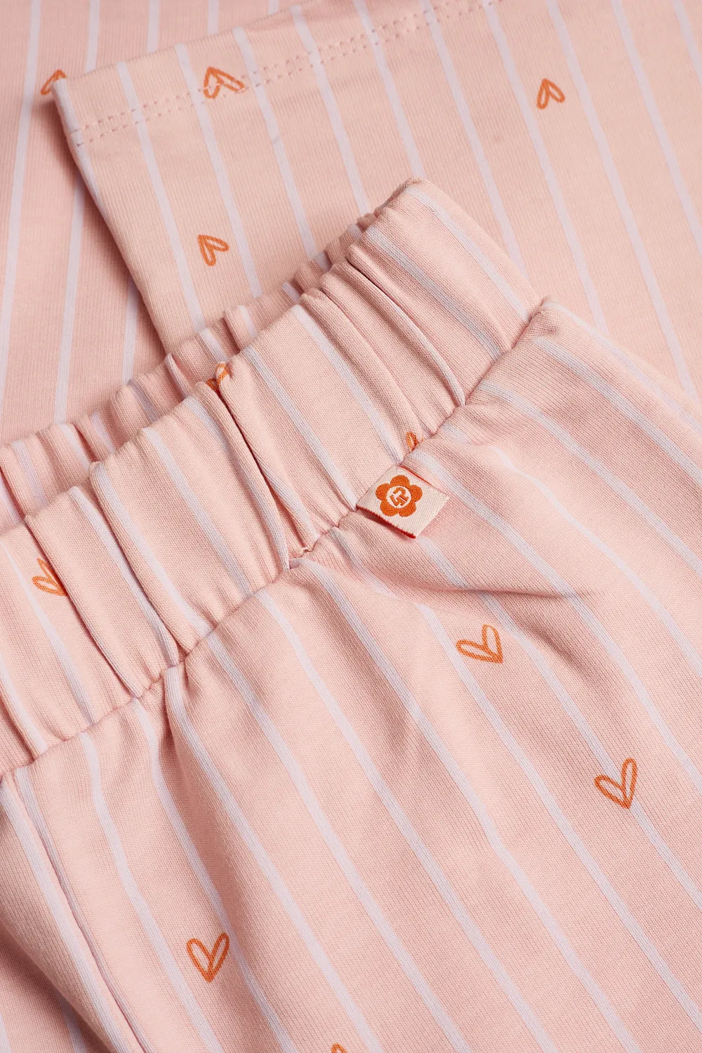 4President Britt broek strepen powder pink meisjes