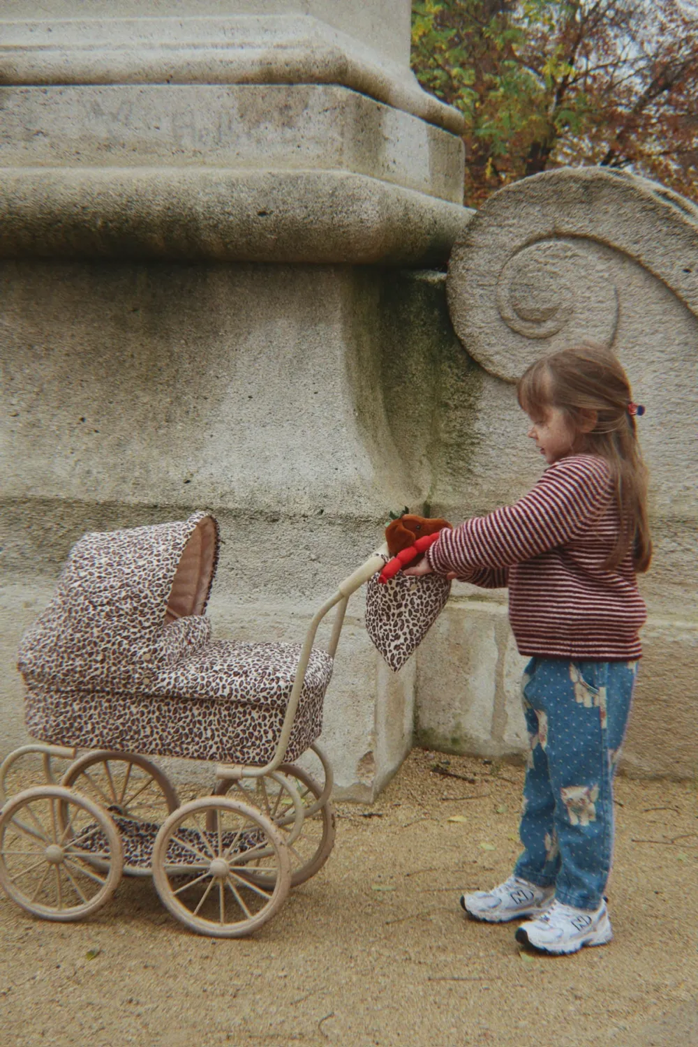 Konges Sløjd Leo Minnie poppenwagen leo vintage