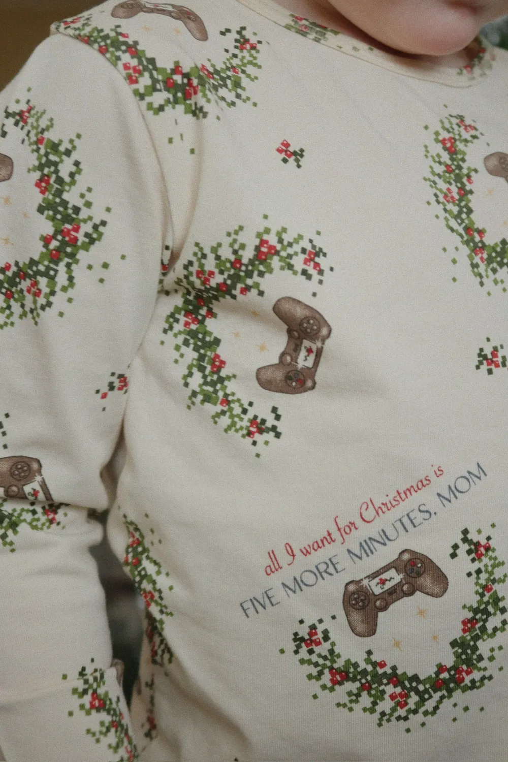 Konges Sløjd Basic kerstpyjama gamer biokatoen