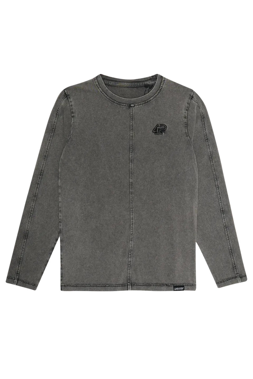 4President Noud longsleeve zwart backprint jongens