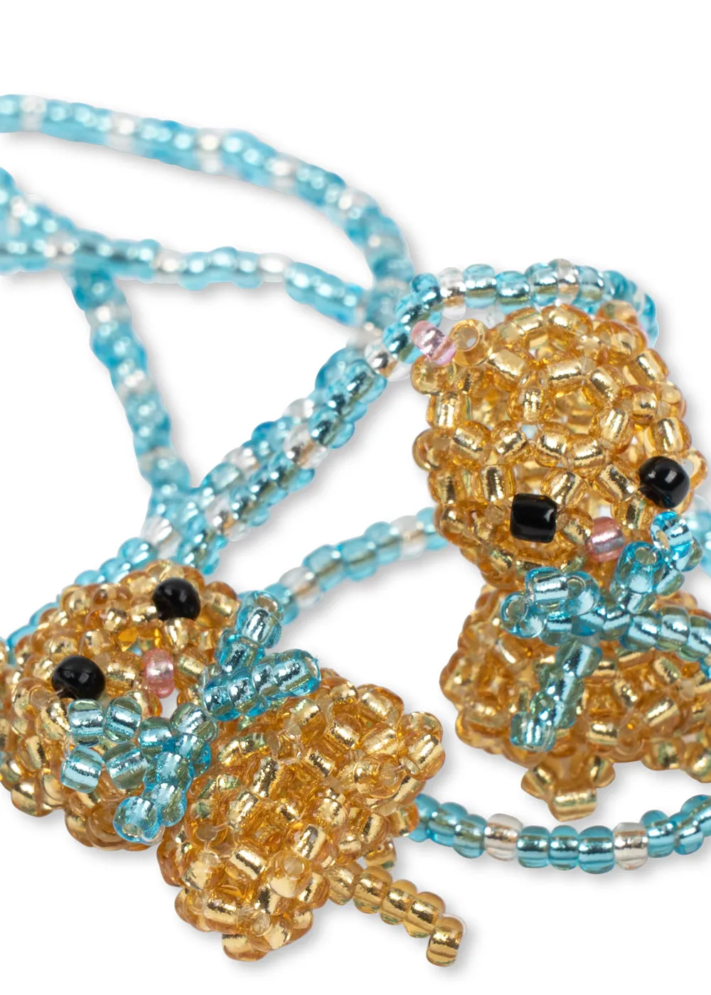 Konges Sløjd Kitty ketting en armband set kitty glaskralen