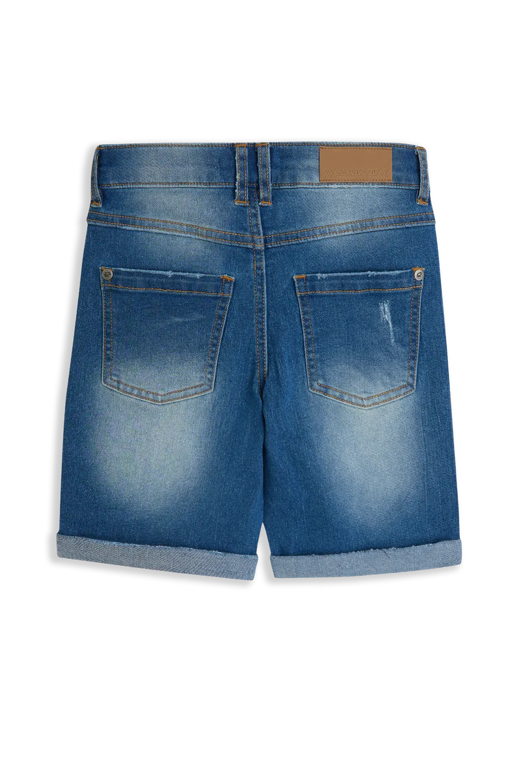 4PRESIDENT Paxon short denim wash vijf zakken