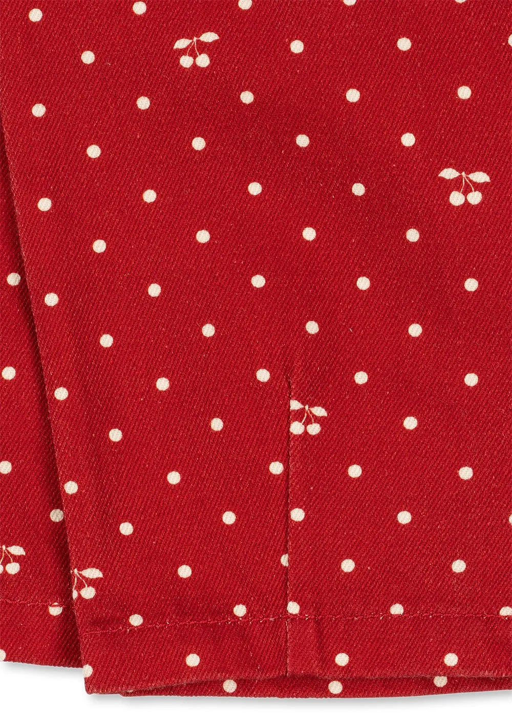 Konges Sløjd Magot Broek cherry dot derby biologisch denim